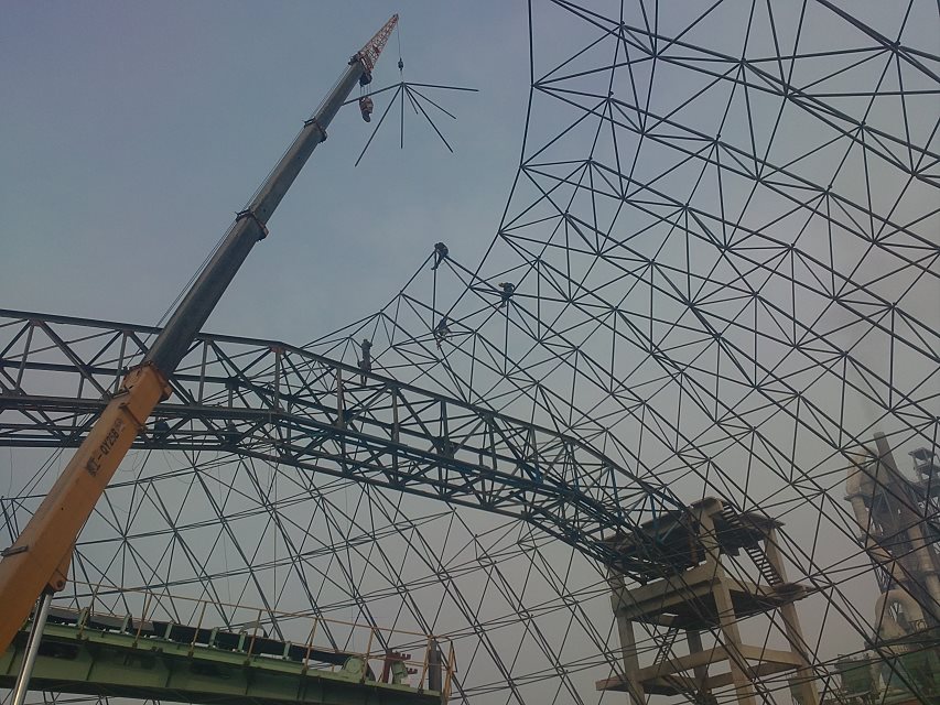 临江网架施工